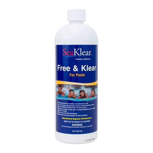 SeaKlear Free & Klear, 32 oz Bottle 90051SKR