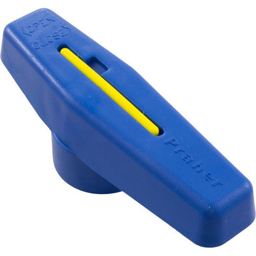 Praher SU-150-1B PVC Single Union Ball Valve Handle, Blue