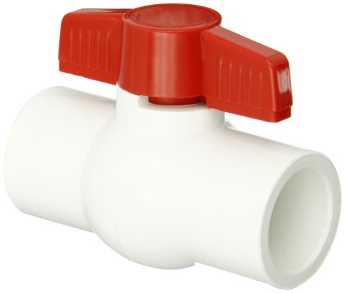 Hayward QVC1010SSEW,  1" Socket Compact PVC Ball Valve, White
