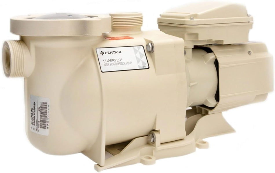 Pentair EC-348190 SuperFlo® High Performance Pool Pump 1 HP 115/230V