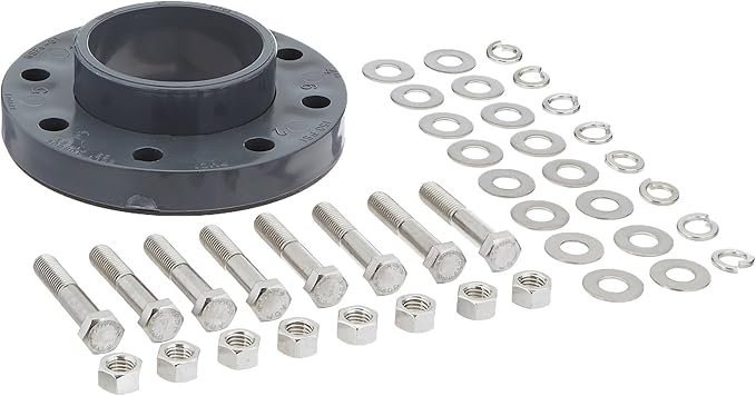 Pentair 357262, 4" Flange Assembly Kit W/ Gasket & Stainless Steel Hardware