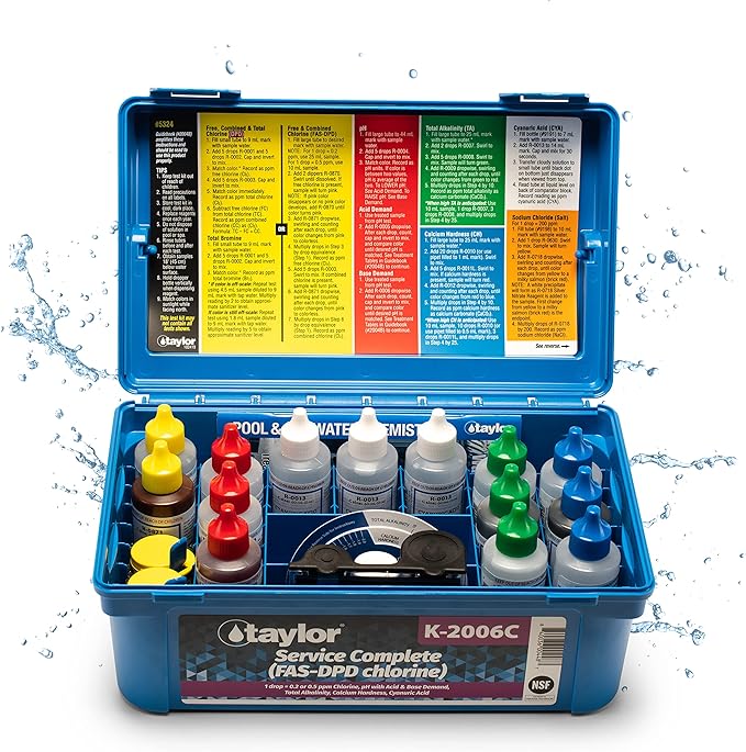 Taylor Service Complete Test Kit for Chlorine K-2006C