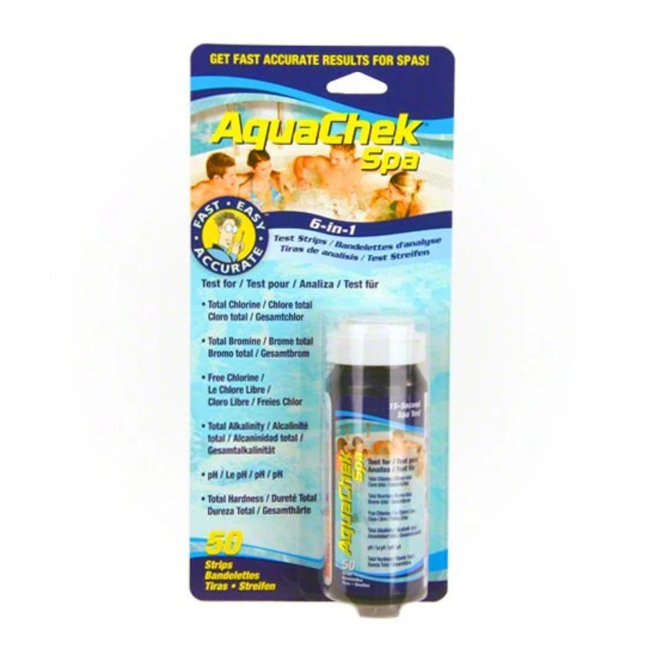 AquaChek Spa 6-in-1 Test Strips, 50/Pack | 552244