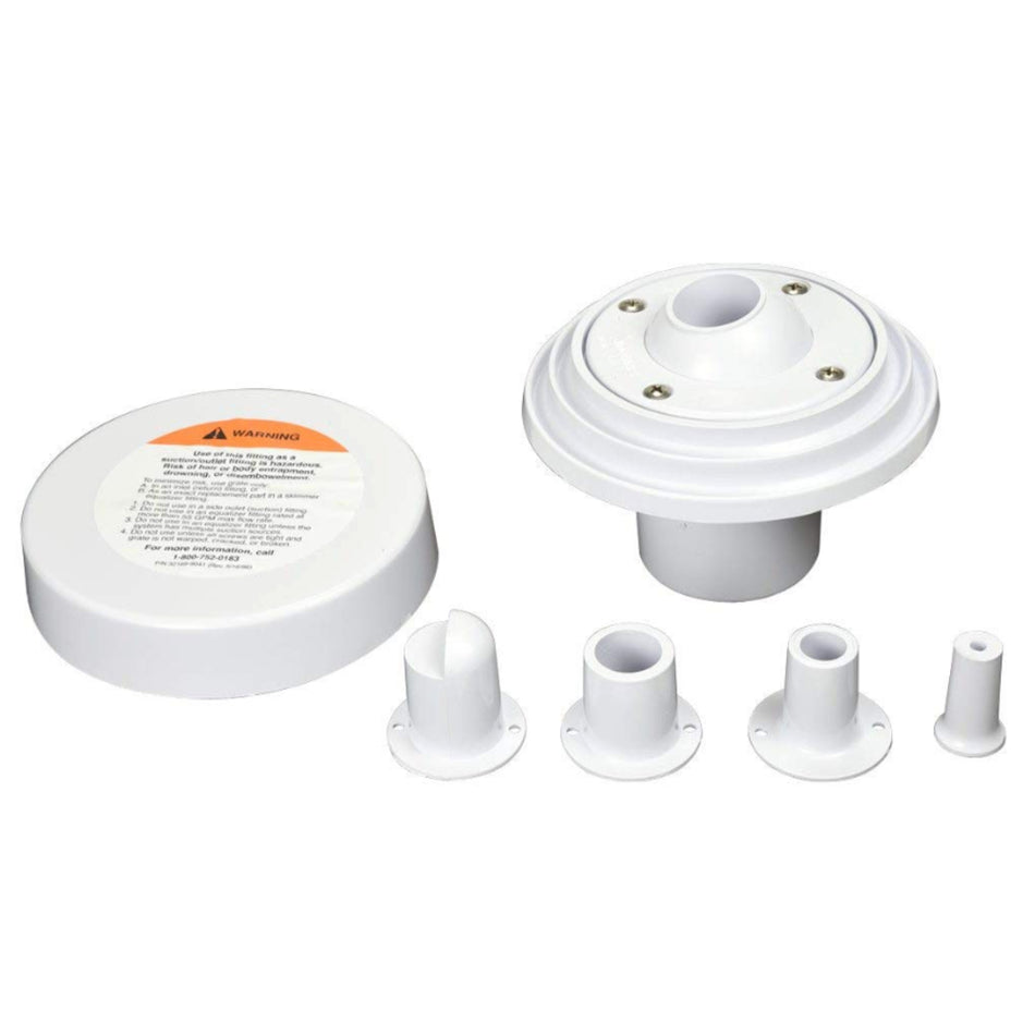 Pentair 08429-0000 Complete Inside Wall Inlet Fitting – White – For Concrete Pools