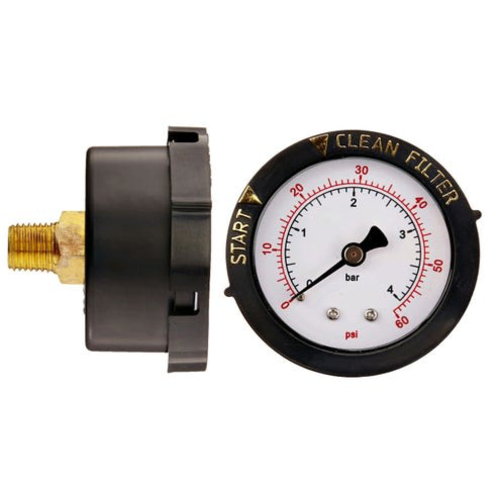 Pentair Rear Mount Gauge 0-60 PSI