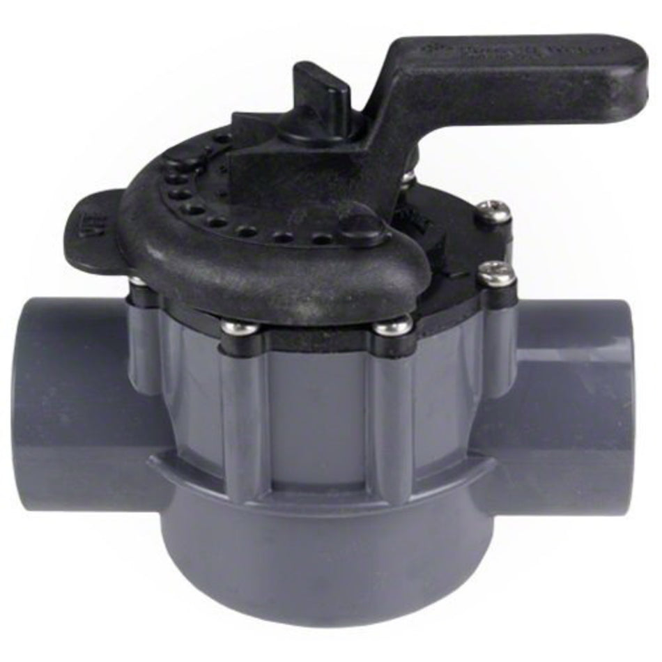 Pentair 1-1/2" 2-Way PVC Diverter Valve - Image 3