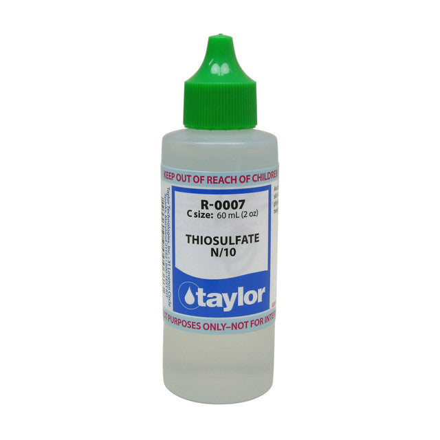 Taylor R-0007-C Thiosulfate N/10 Dropper Bottle, 2 oz