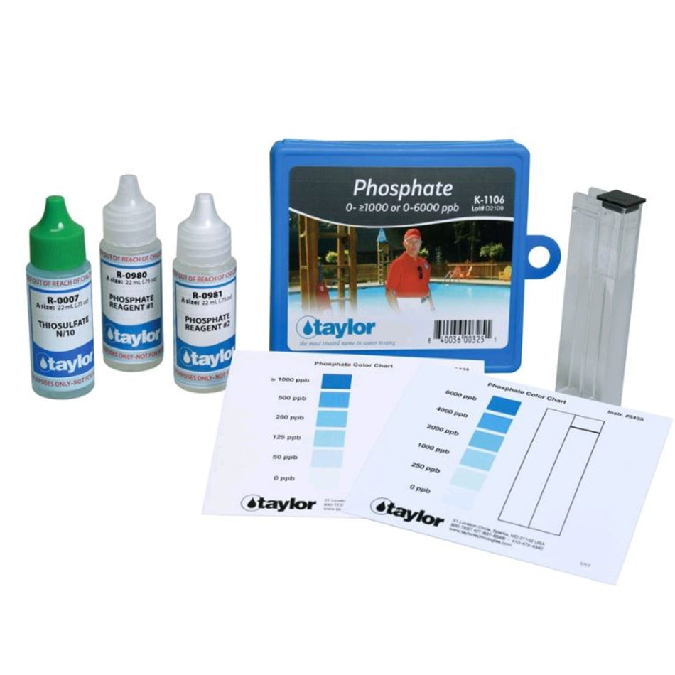 Taylor Color Card Phosphate Test Kit | K-1106