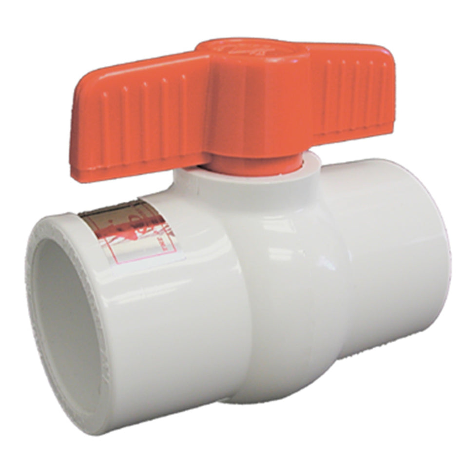 Main view of SCH 80 PVC Ball Valve Slip x Slip