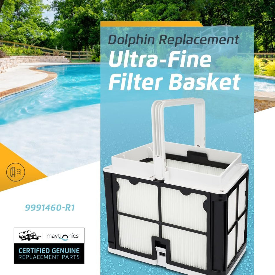 Dolphin Genuine Replacement Part — Ultra-Fine Filter Basket — 9991460-R1