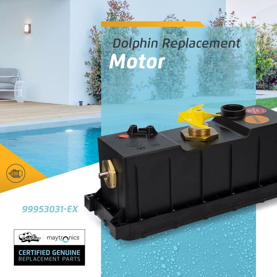 Dolphin Genuine Replacement Part — Robotic Pool Cleaner Motor Unit — Part Number 99953031-EX
