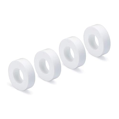 Dolphin Genuine Replacement Part — Notched White Climbing Rings for Ultimate Wall Adhesion (4PK) — Part Number 6101611-R4