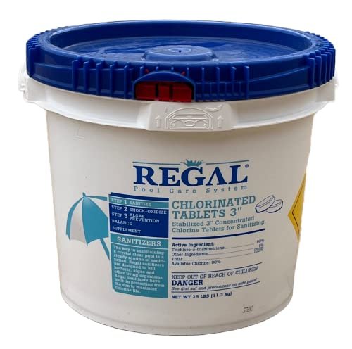 Regal 3" Chlorinated Tablets 25lb Bucket