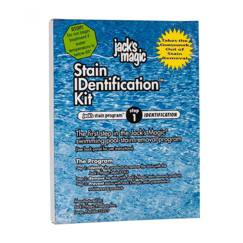 Jacks Magic Stain ID Test Kit Box | JMSTAINIDPOP